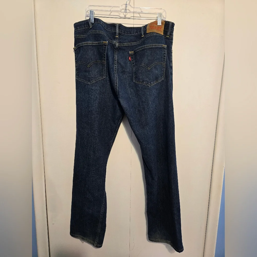 Levi's Men's 505 Straight‎ Leg Dark Blue Jeans - Size 38×32